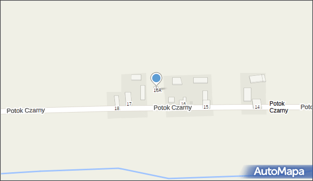 Potok Biały, Potok Biały, 34, mapa Potok Biały