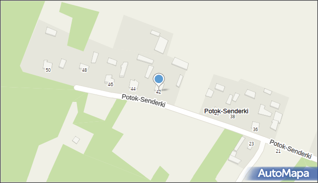 Potok-Senderki, Potok-Senderki, 42, mapa Potok-Senderki