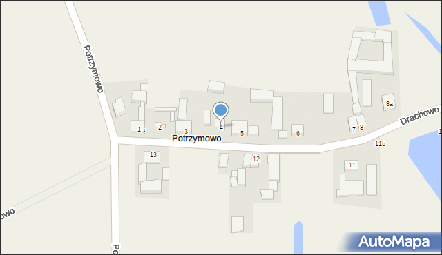 Potrzymowo, Potrzymowo, 4, mapa Potrzymowo