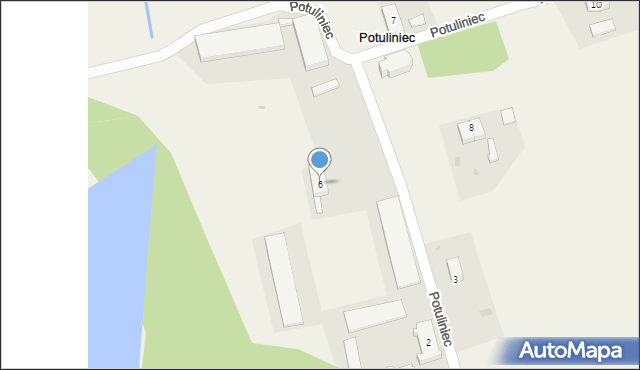 Potuliniec, Potuliniec, 6, mapa Potuliniec