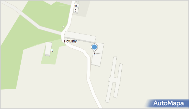 Potuliny, Potuliny, 6, mapa Potuliny