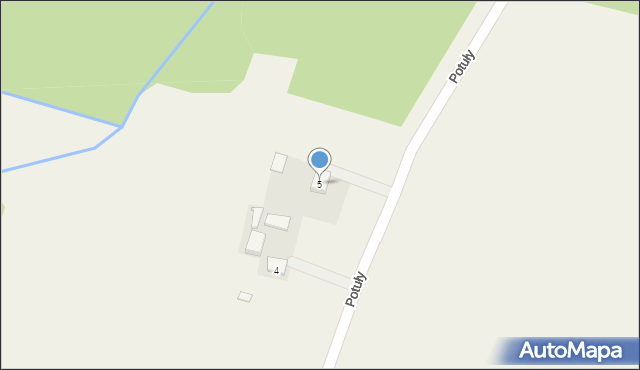 Potuły, Potuły, 5, mapa Potuły