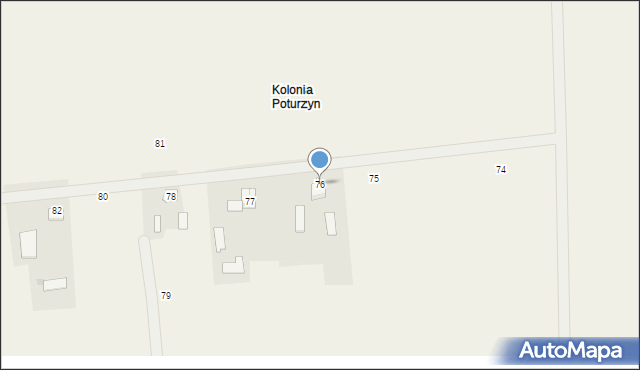Poturzyn, Poturzyn, 76, mapa Poturzyn