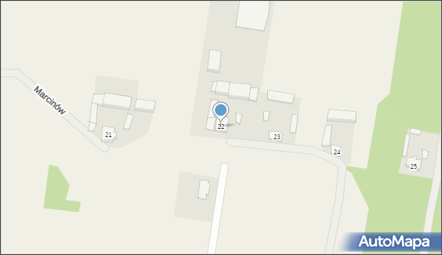 Potworów, Potworów, 22, mapa Potworów