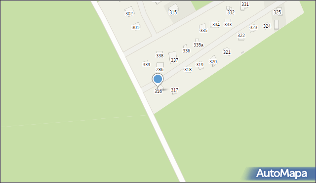 Powałczyn, Powałczyn, 316, mapa Powałczyn