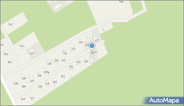 Powałczyn, Powałczyn, 325, mapa Powałczyn