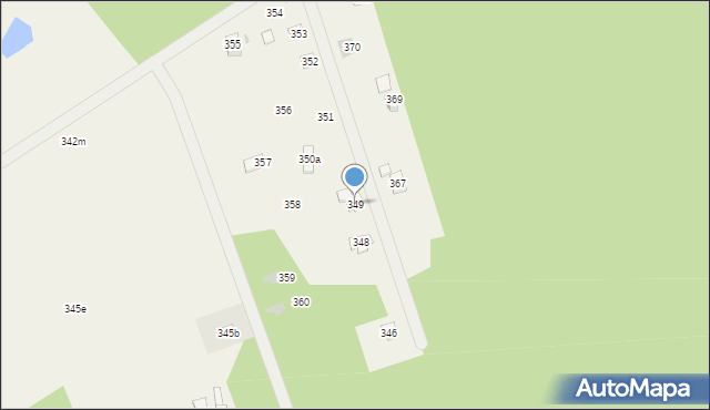 Powałczyn, Powałczyn, 349, mapa Powałczyn