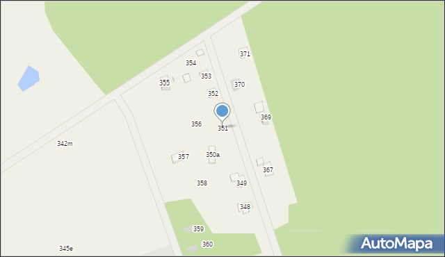 Powałczyn, Powałczyn, 351, mapa Powałczyn