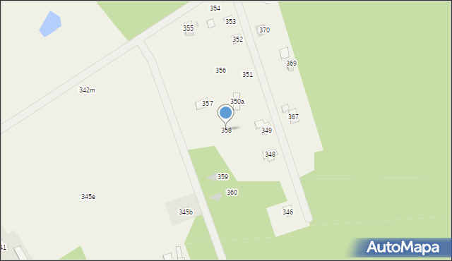 Powałczyn, Powałczyn, 358, mapa Powałczyn