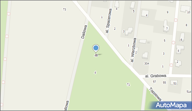 Powązki, Powązki, 4B, mapa Powązki