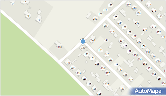 Powiercie, Powiercie, 122, mapa Powiercie