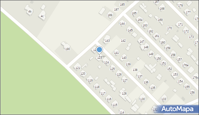 Powiercie, Powiercie, 123, mapa Powiercie