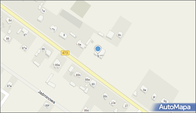 Powiercie, Powiercie, 9, mapa Powiercie