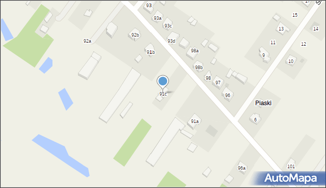 Powiercie-Kolonia, Powiercie-Kolonia, 91c, mapa Powiercie-Kolonia