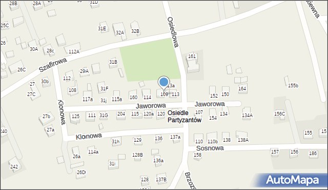 Powroźnik, Powroźnik, 109, mapa Powroźnik