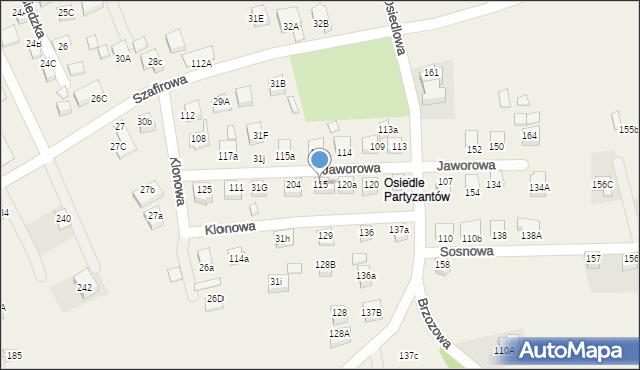 Powroźnik, Powroźnik, 115, mapa Powroźnik