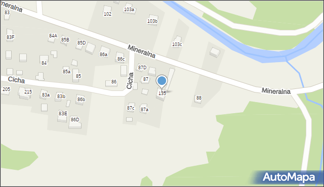 Powroźnik, Powroźnik, 135, mapa Powroźnik