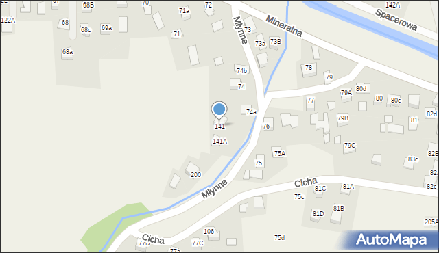 Powroźnik, Powroźnik, 141, mapa Powroźnik