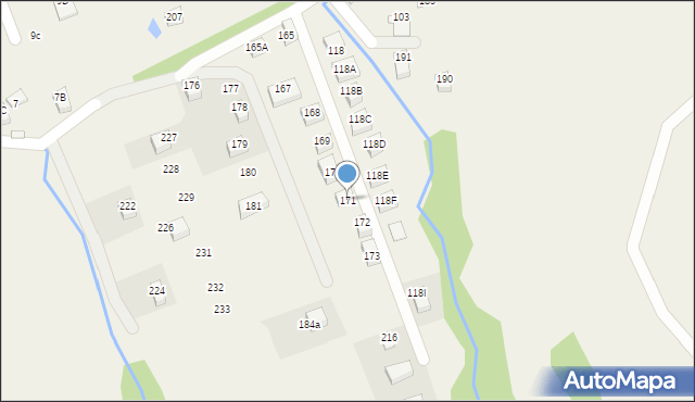 Powroźnik, Powroźnik, 171, mapa Powroźnik