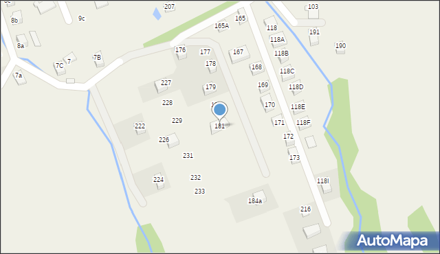 Powroźnik, Powroźnik, 181, mapa Powroźnik