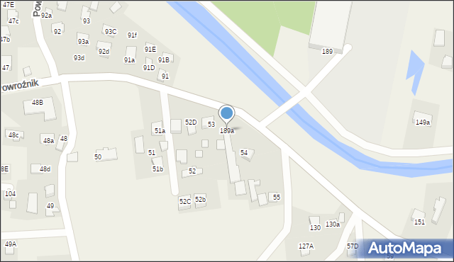 Powroźnik, Powroźnik, 189a, mapa Powroźnik