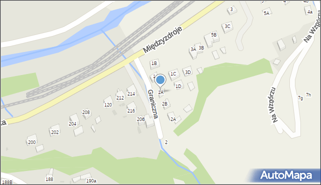 Powroźnik, Powroźnik, 1A, mapa Powroźnik