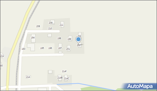 Powroźnik, Powroźnik, 202, mapa Powroźnik