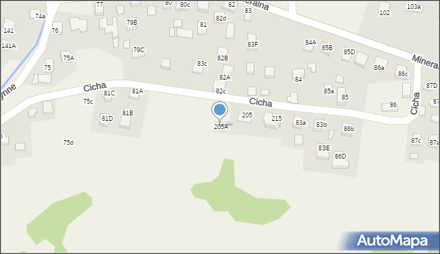 Powroźnik, Powroźnik, 205A, mapa Powroźnik