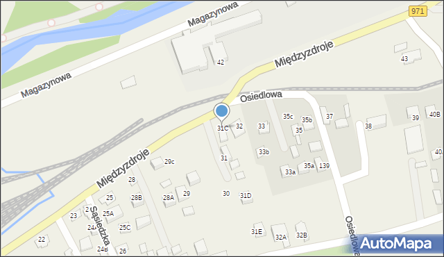 Powroźnik, Powroźnik, 31C, mapa Powroźnik