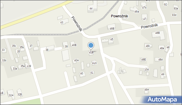 Powroźnik, Powroźnik, 41B, mapa Powroźnik
