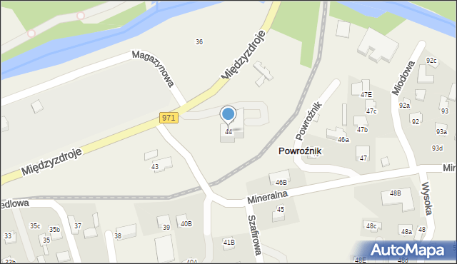 Powroźnik, Powroźnik, 44, mapa Powroźnik