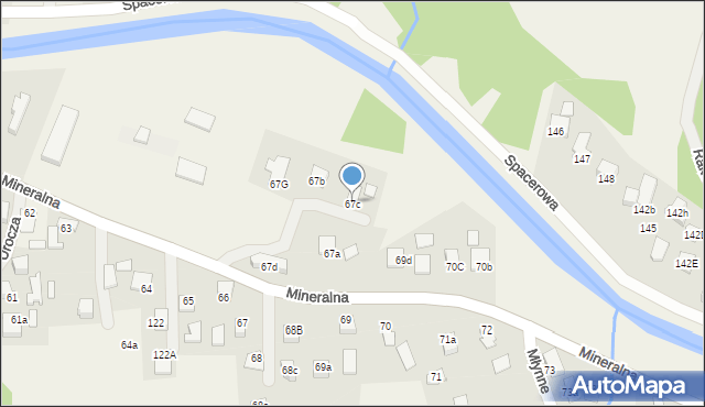 Powroźnik, Powroźnik, 67c, mapa Powroźnik