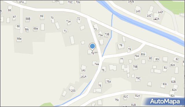 Powroźnik, Powroźnik, 74, mapa Powroźnik