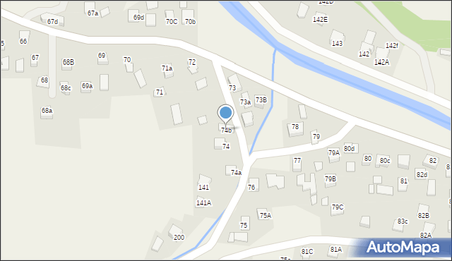 Powroźnik, Powroźnik, 74b, mapa Powroźnik