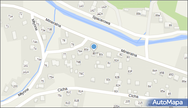 Powroźnik, Powroźnik, 80, mapa Powroźnik