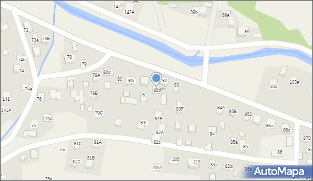 Powroźnik, Powroźnik, 82d, mapa Powroźnik