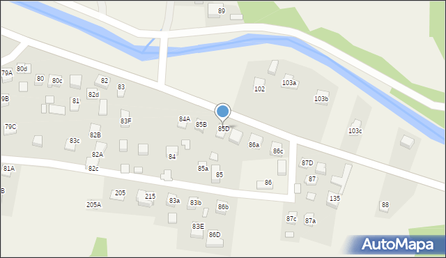 Powroźnik, Powroźnik, 85D, mapa Powroźnik