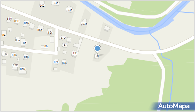 Powroźnik, Powroźnik, 88, mapa Powroźnik