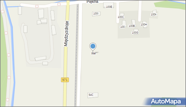 Powroźnik, Powroźnik, 94e, mapa Powroźnik