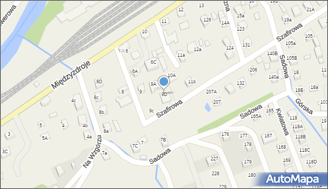 Powroźnik, Powroźnik, 9D, mapa Powroźnik