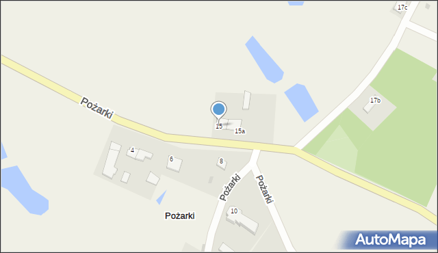 Pożarki, Pożarki, 15, mapa Pożarki