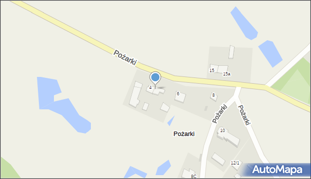 Pożarki, Pożarki, 4a, mapa Pożarki