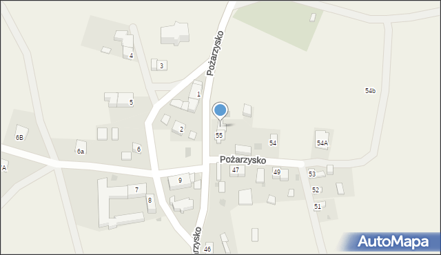 Pożarzysko, Pożarzysko, 56, mapa Pożarzysko