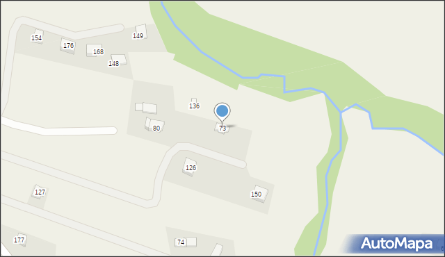 Poznachowice Górne, Poznachowice Górne, 73, mapa Poznachowice Górne
