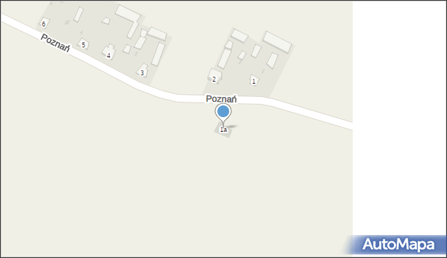 Poznań, Poznań, 1a, mapa Poznania