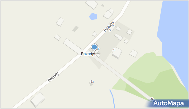 Pozorty, Pozorty, 1, mapa Pozorty