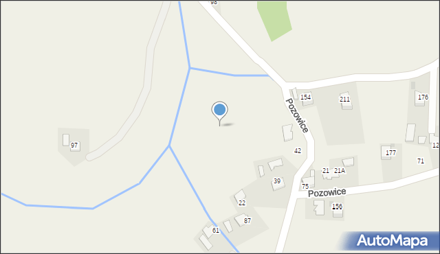 Pozowice, Pozowice, 224, mapa Pozowice