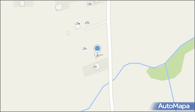 Poźrzadło, Poźrzadło, 15j, mapa Poźrzadło