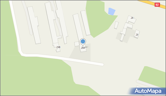 Poźrzadło, Poźrzadło, 29A, mapa Poźrzadło