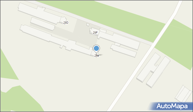 Poźrzadło, Poźrzadło, 29e, mapa Poźrzadło